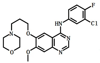 吉非替尼的結構式